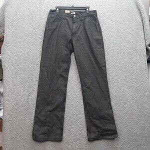 Noiz Classic Mens Straight Fit Jeans W34 L32 Cotton Denim Gray